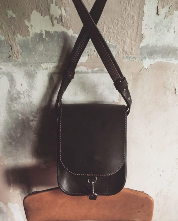 structured leather crossbody bag