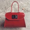 venezia top handle bag with flap