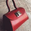 venezia top handle bag with flap